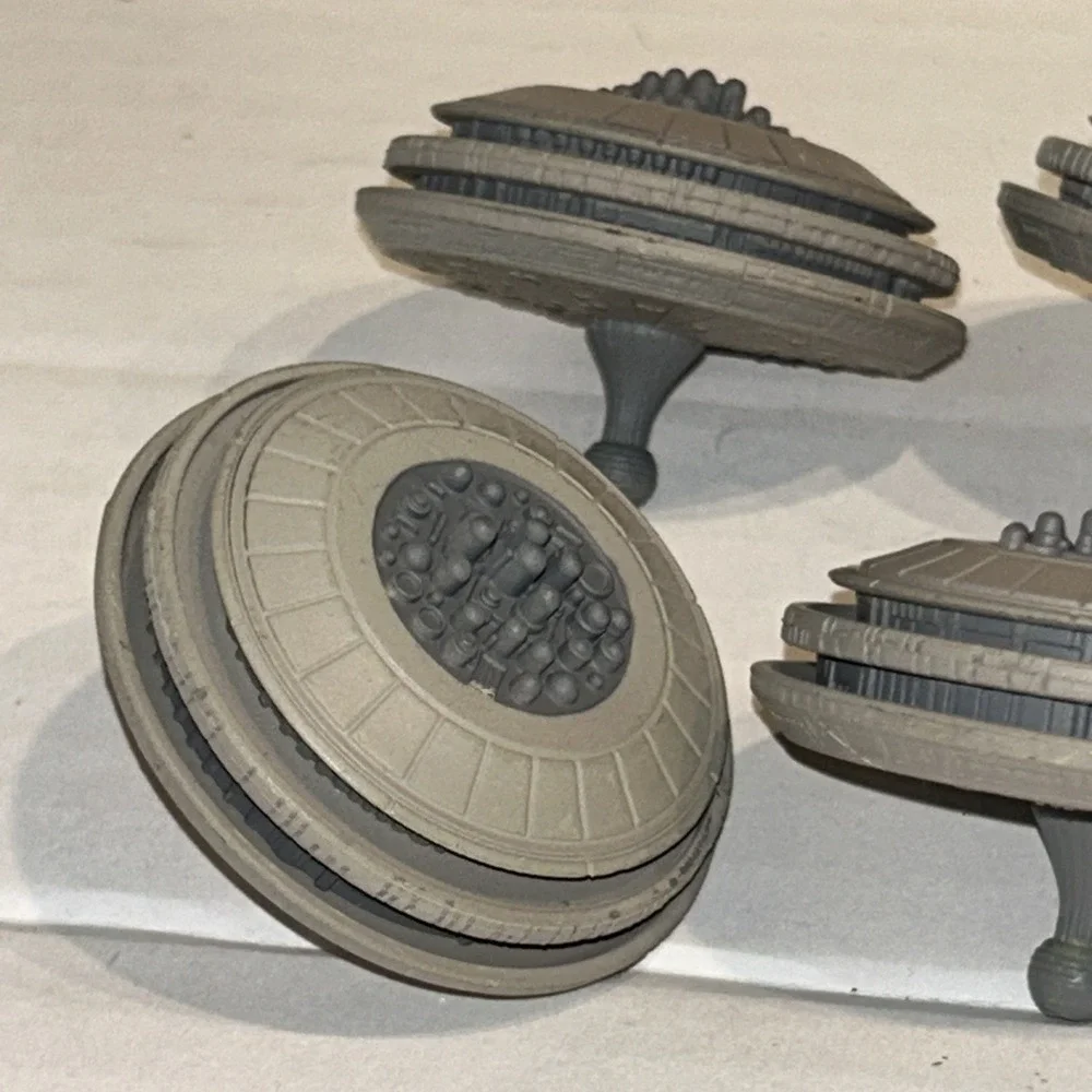 Galoob: Micro Machines - Star Wars - Bedpan Cloud City - 1990s Lot Of 6 A3‎